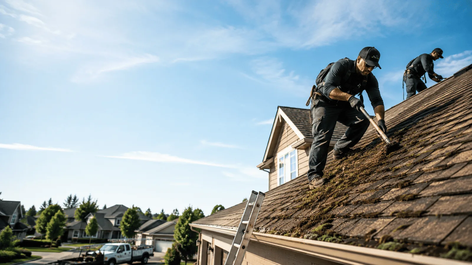 Roof Moss Removal in Prague, OK near me